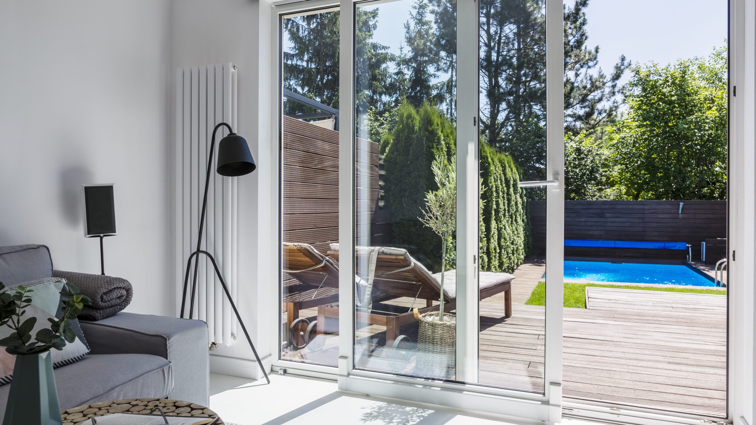 New glass door replacement